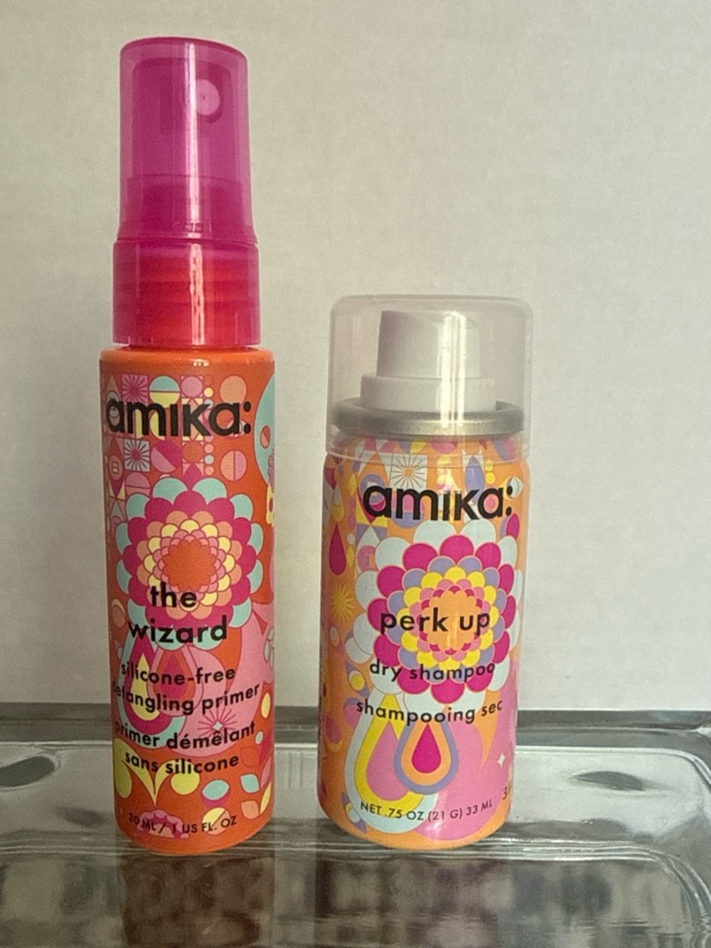 amika women’s Hair bundle - Detangling Primer and Dry Shampoo